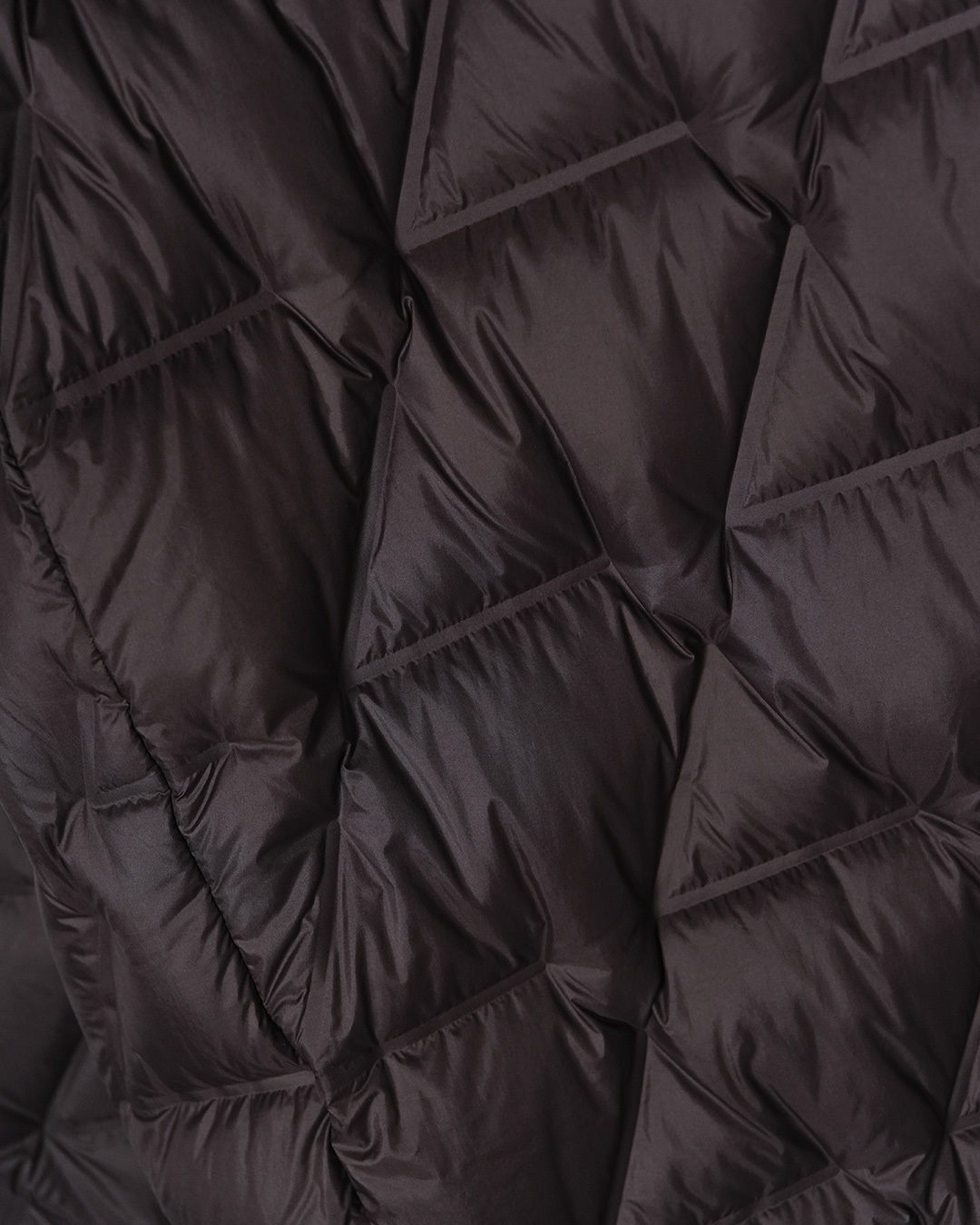 Mocha Hooded Goose Down Coat 제품 사진 7