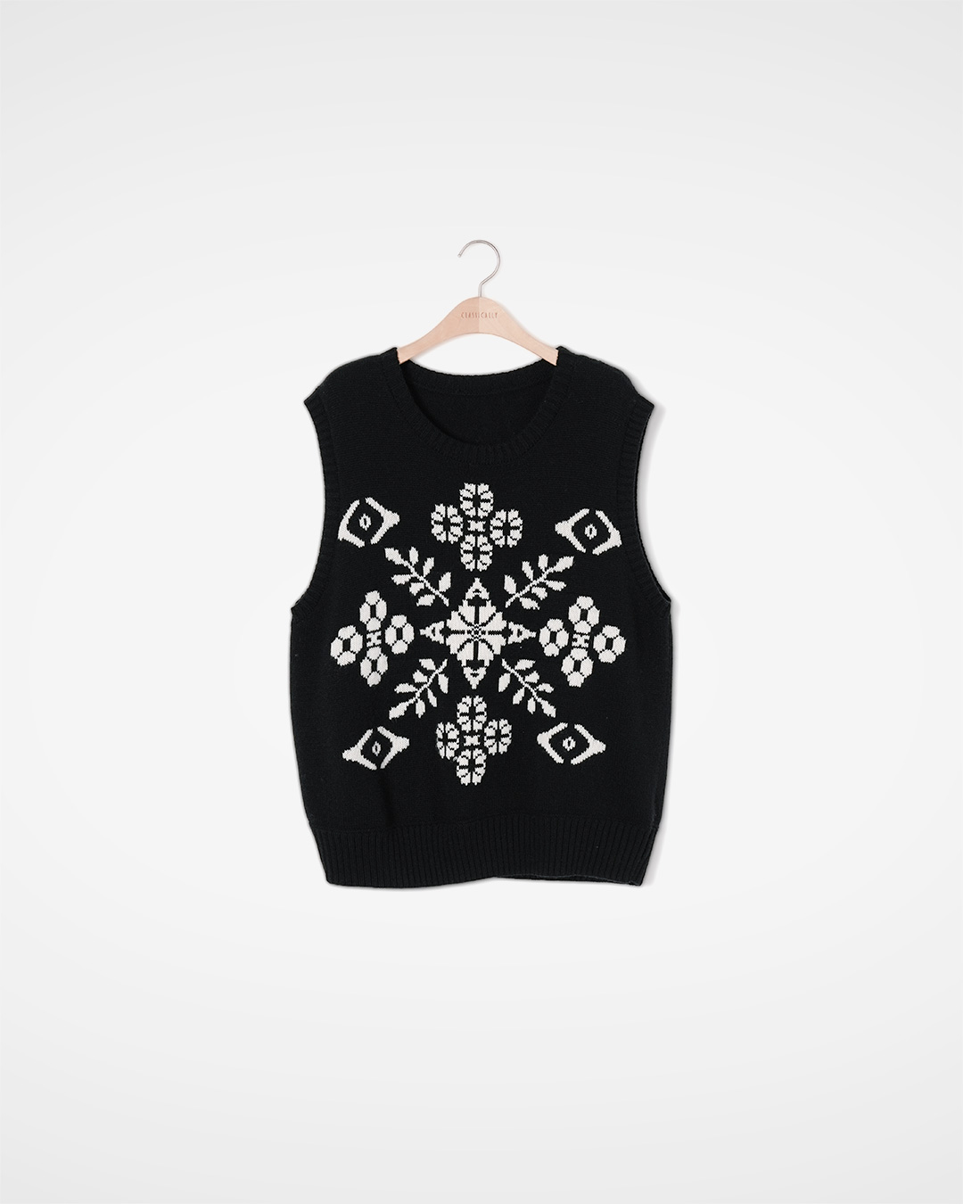 Snowflake Knit Vest 제품 사진 1
