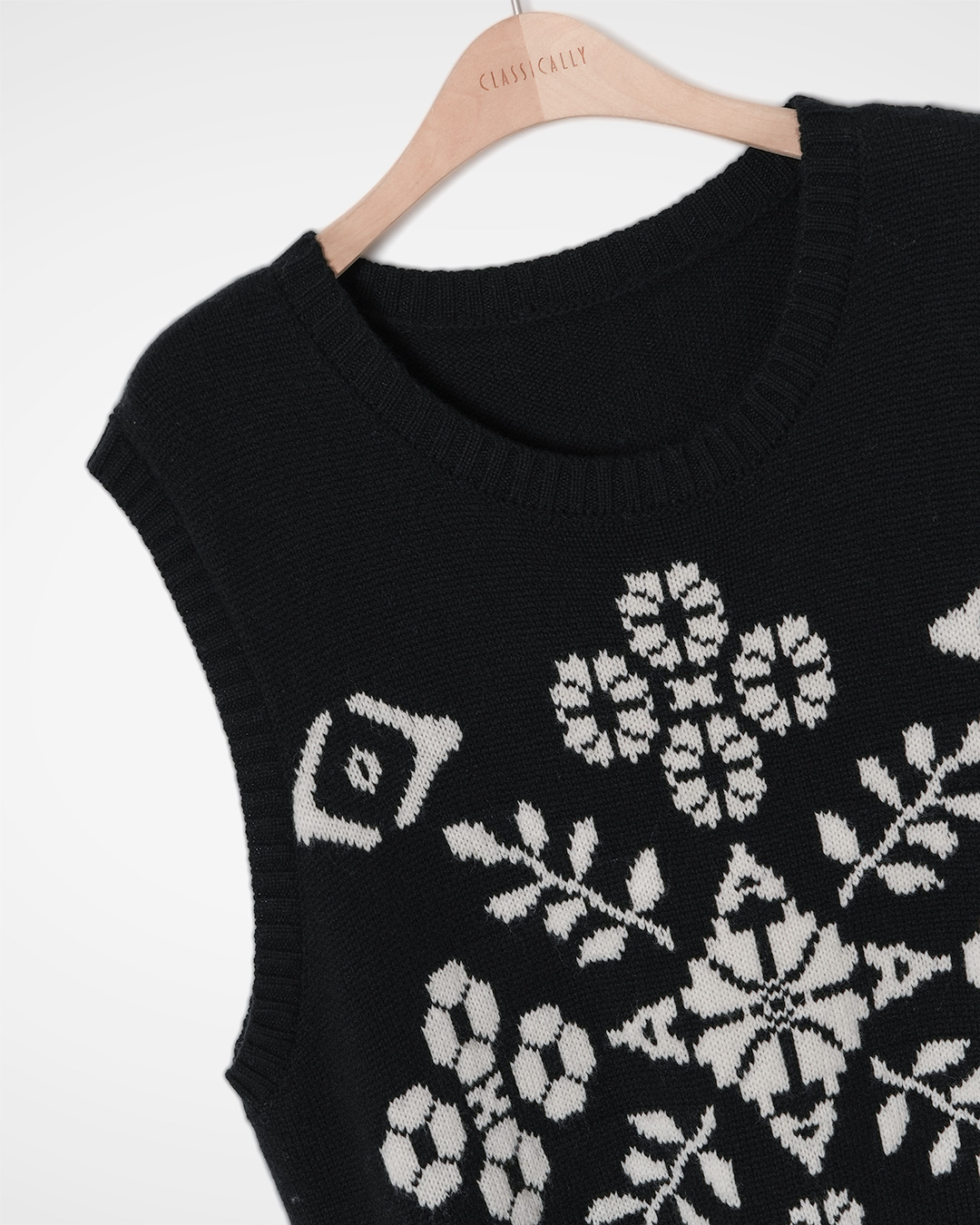 Snowflake Knit Vest 제품 사진 2