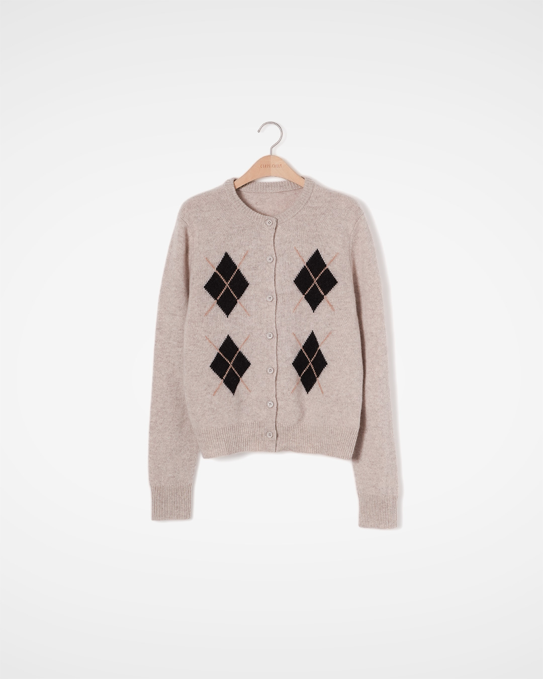 Diamond Motif Cardigan 제품 사진 2