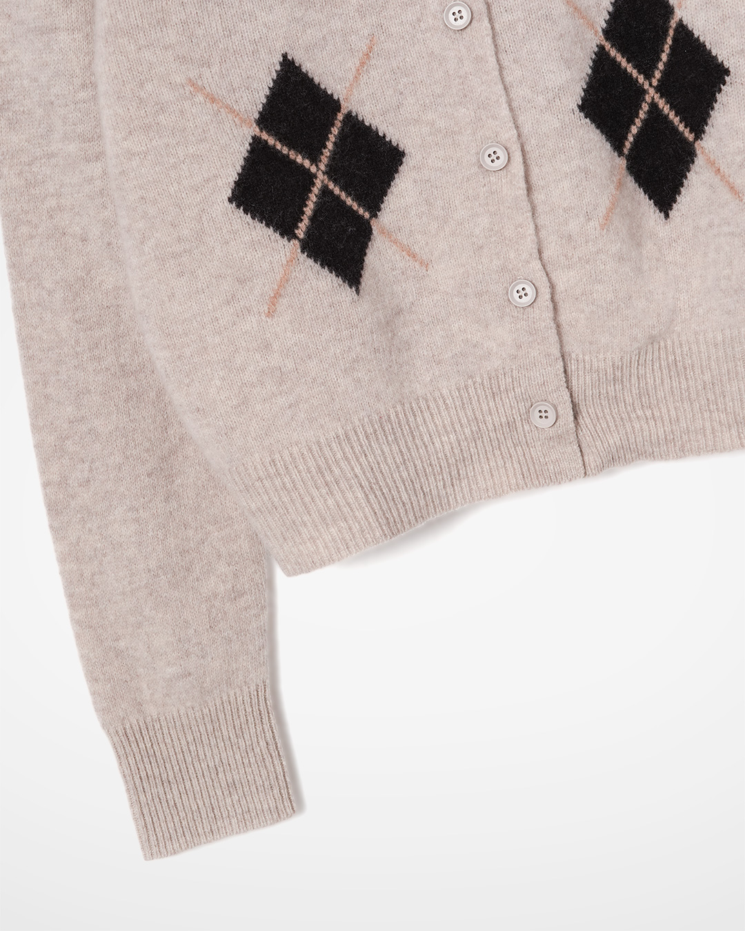 Diamond Motif Cardigan 제품 사진 4