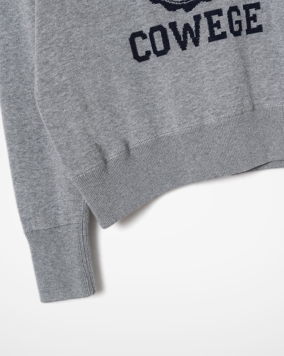 Collegiate Lettering Crewneck Knit 제품 사진 5