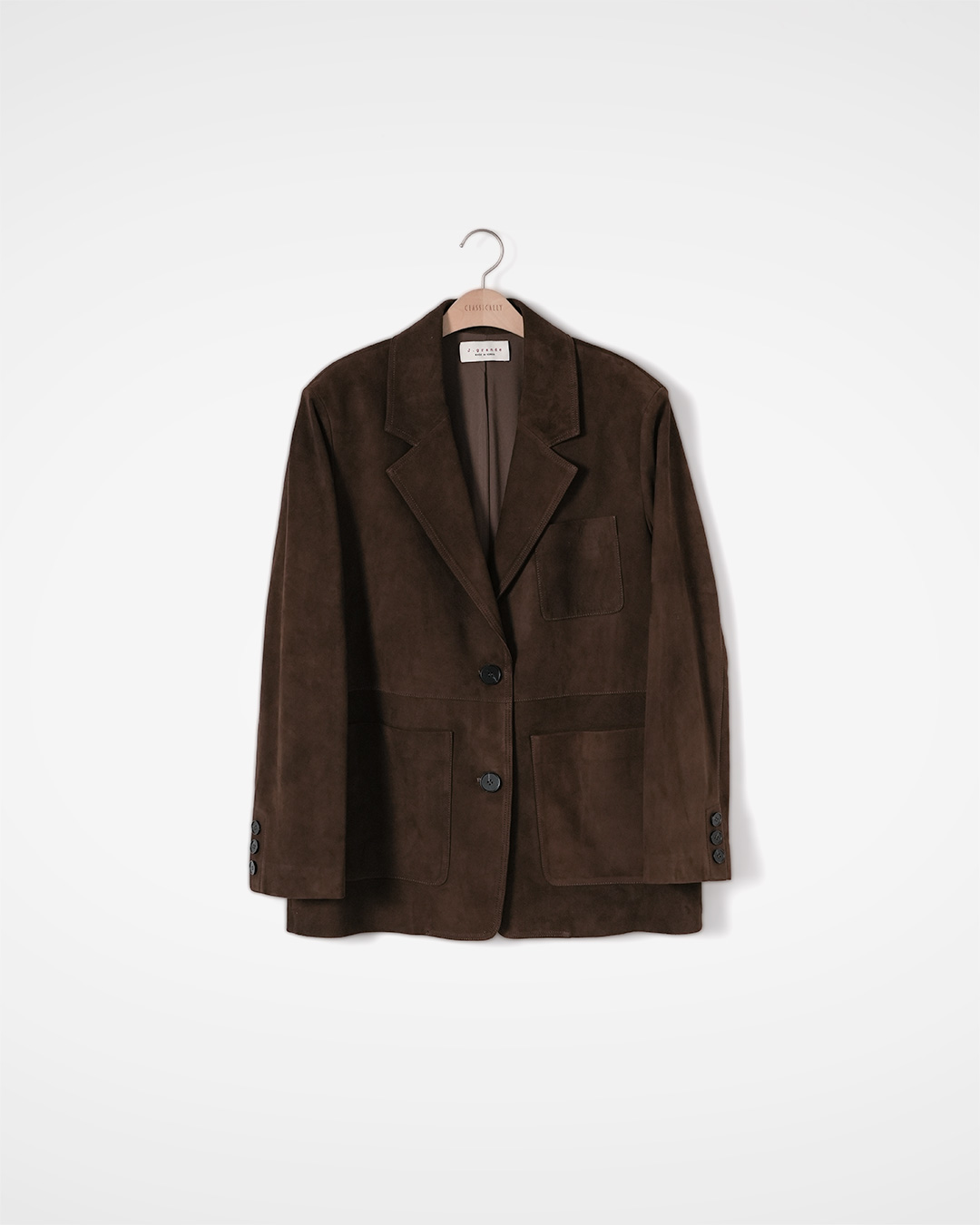 Lambskin Suede Blazer 상품 사진