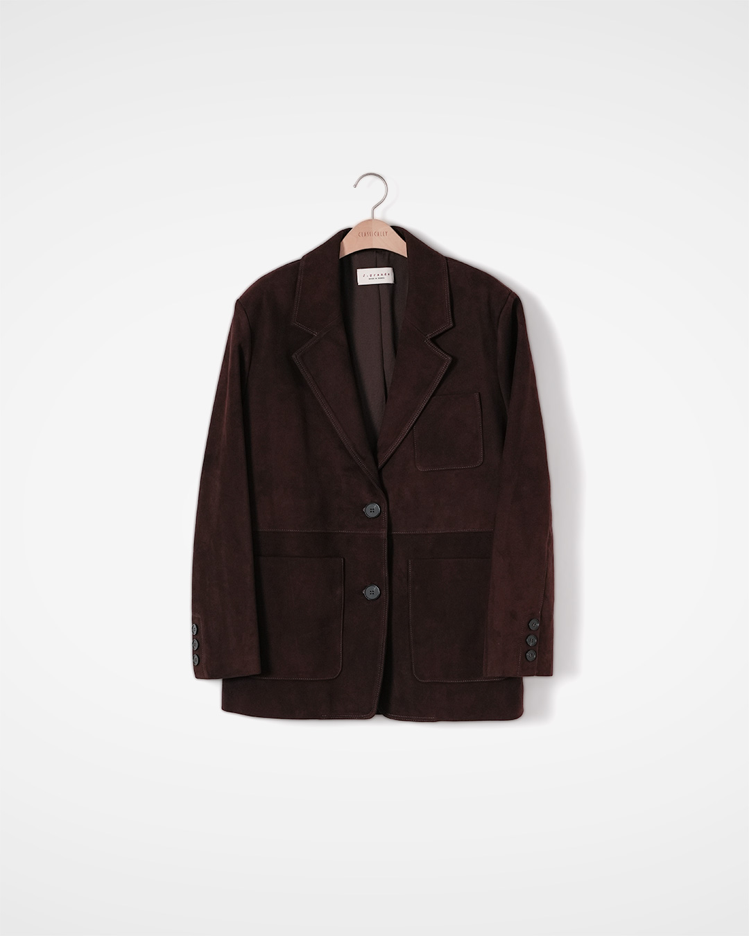 Lambskin Suede Blazer 상품 사진