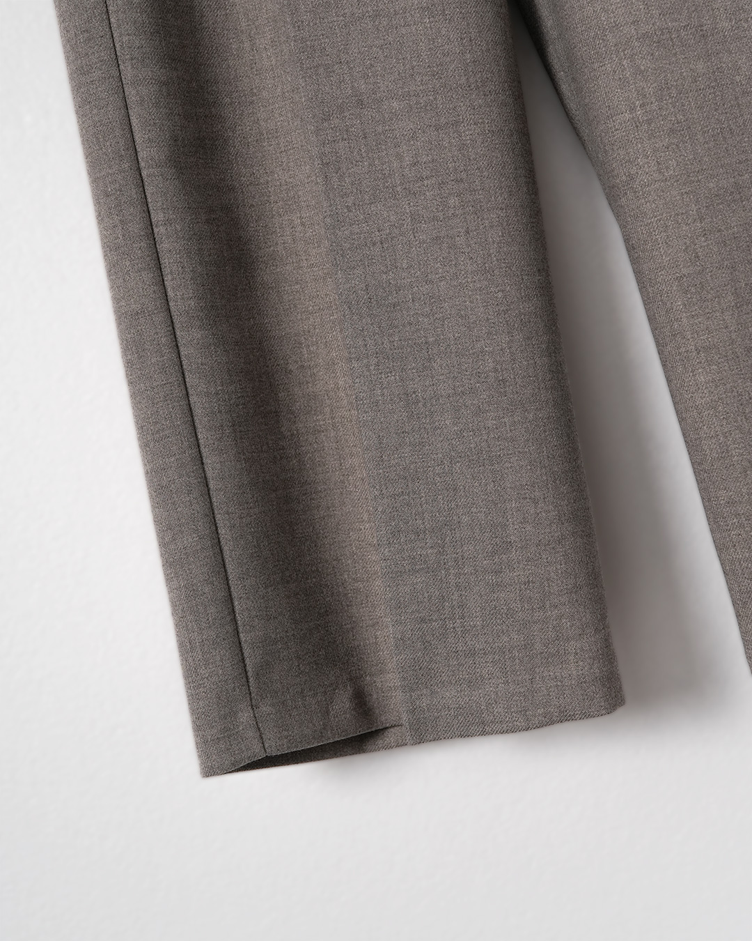 Wool Blend Double Pleat Wide Pants 상품 사진