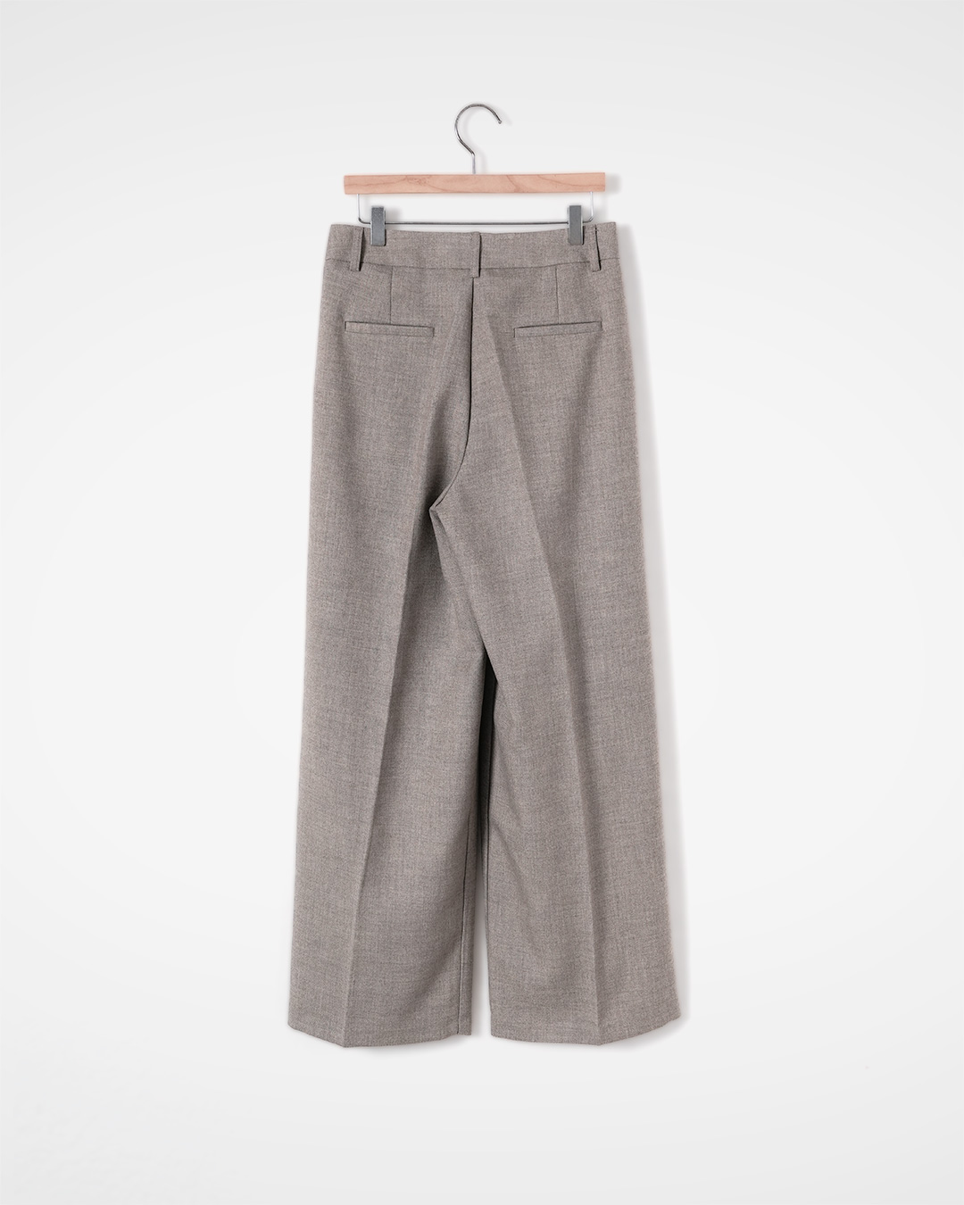 Wool Blend Double Pleat Wide Pants 상품 사진