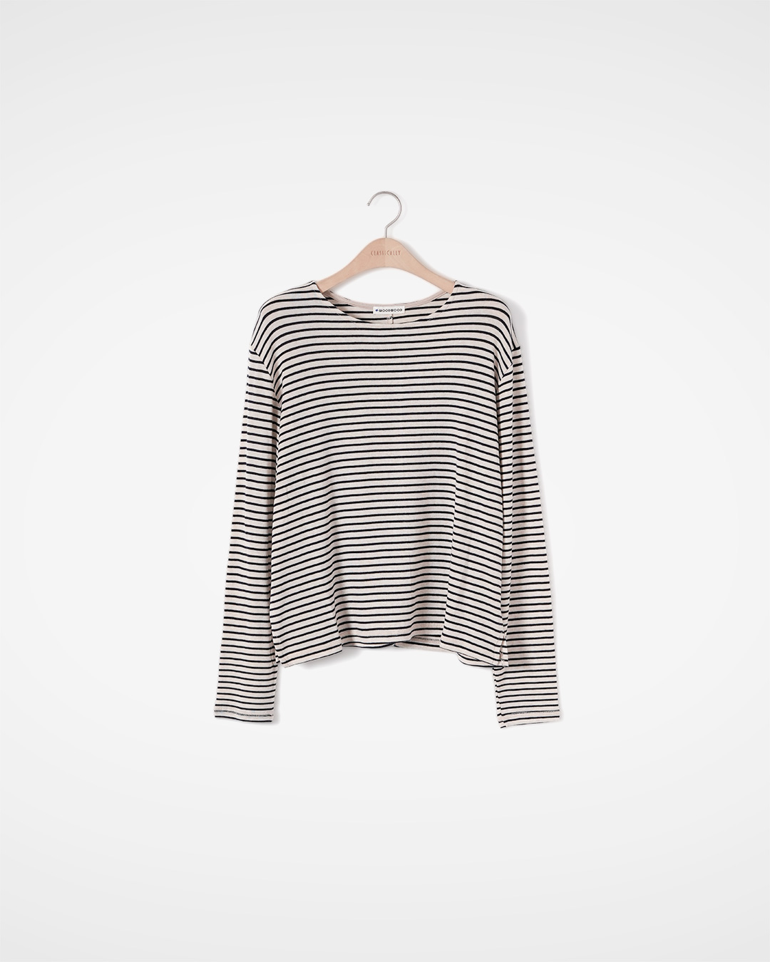 Tencel Wool Stripe Tee 상품 사진