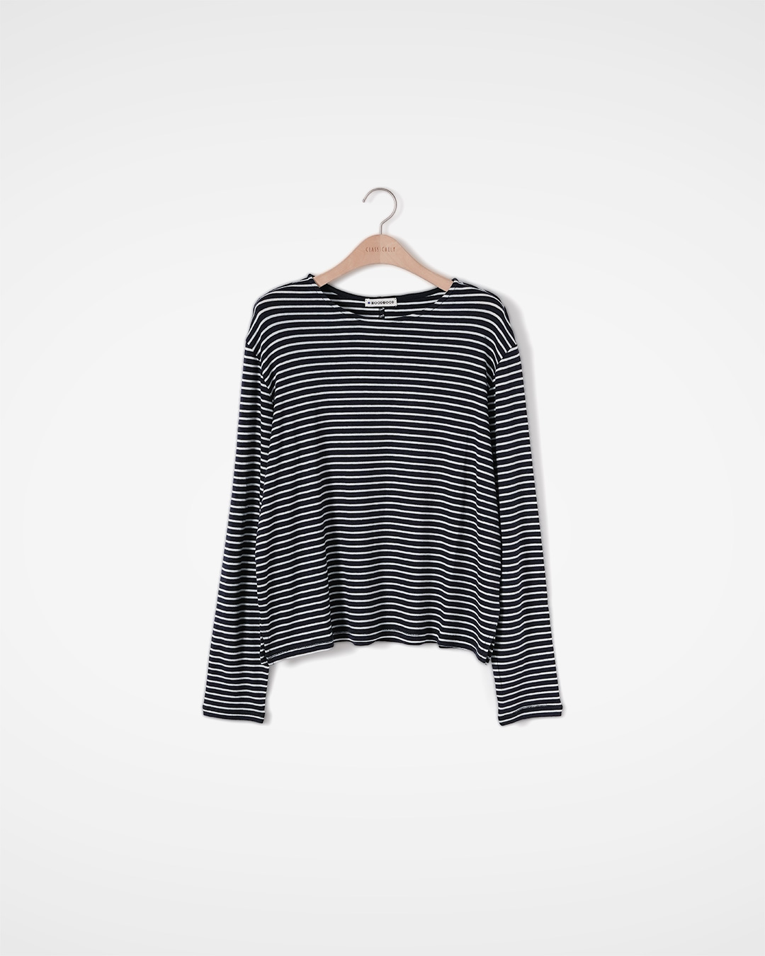 Tencel Wool Stripe Tee 상품 사진