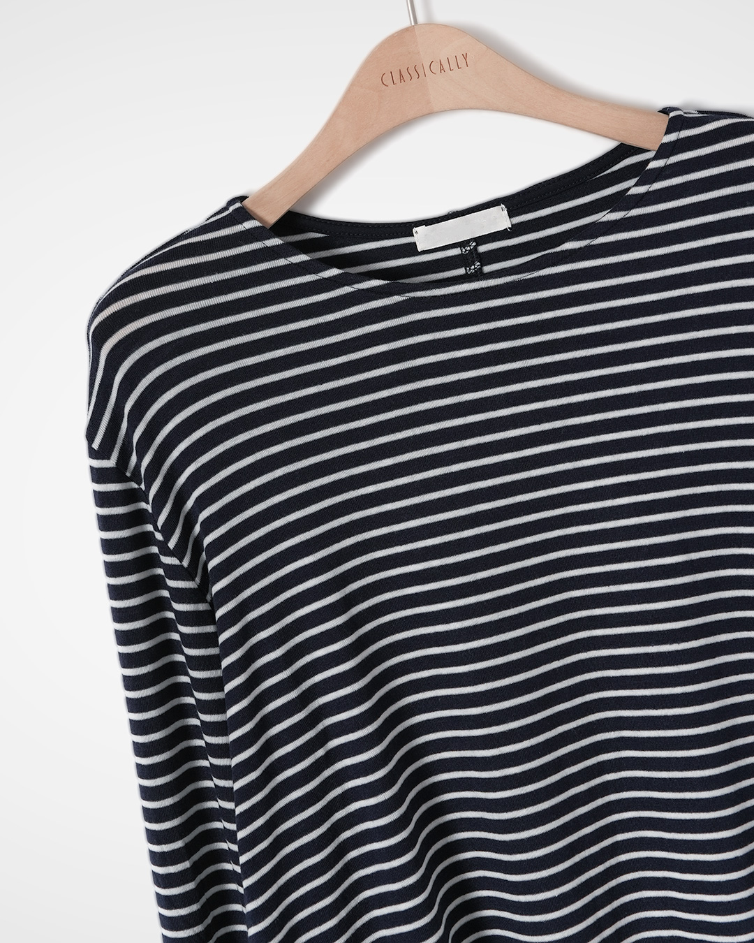 Tencel Wool Stripe Tee 상품 사진