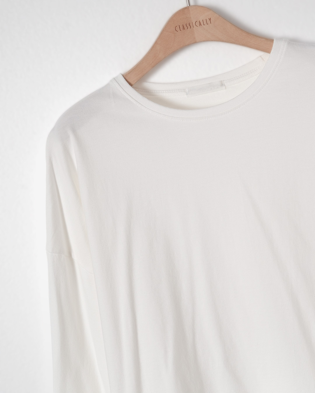Cotton Relaxed Long Sleeve Tee 상품 사진