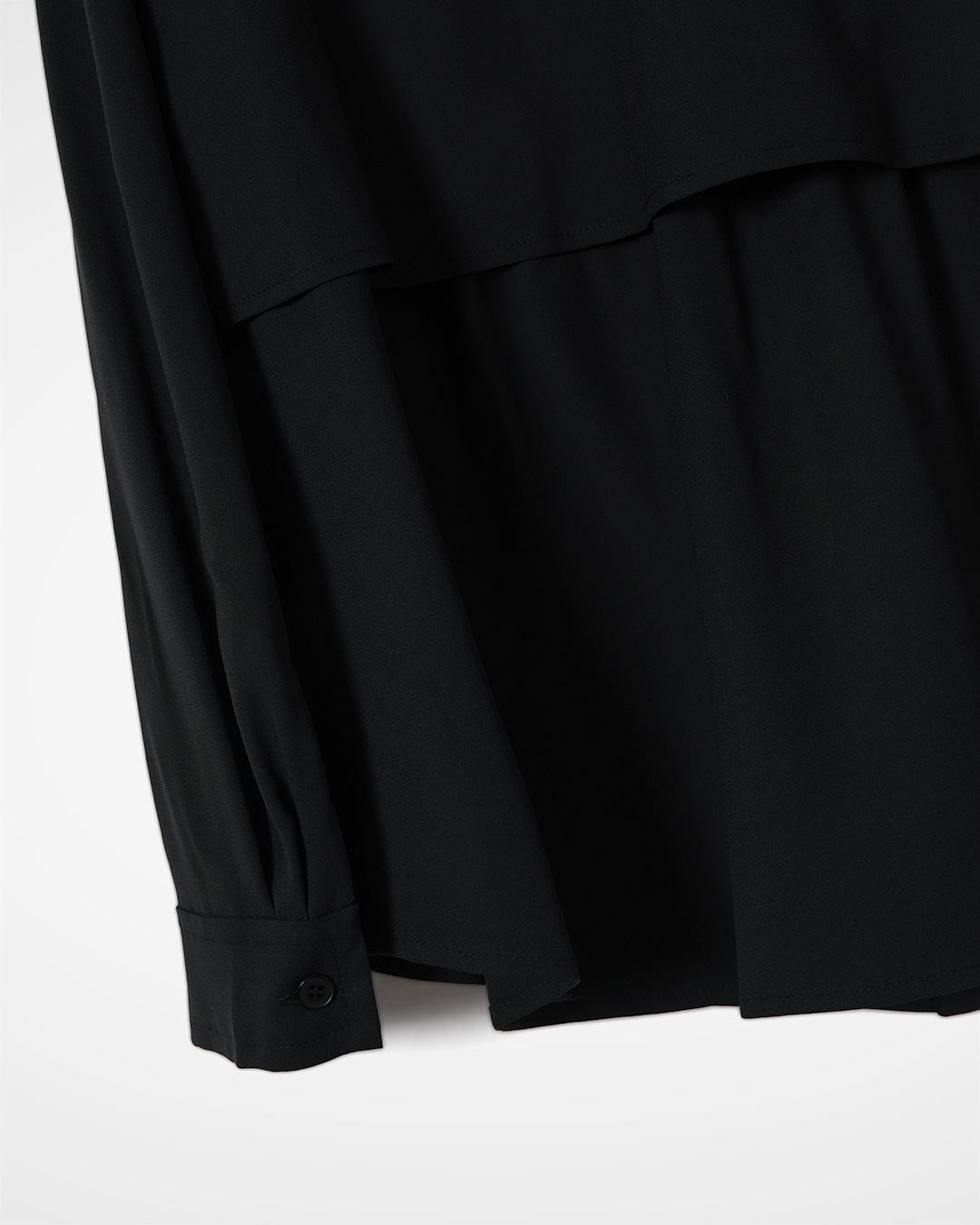 Tie Neck Pocket Blouse 상품 사진