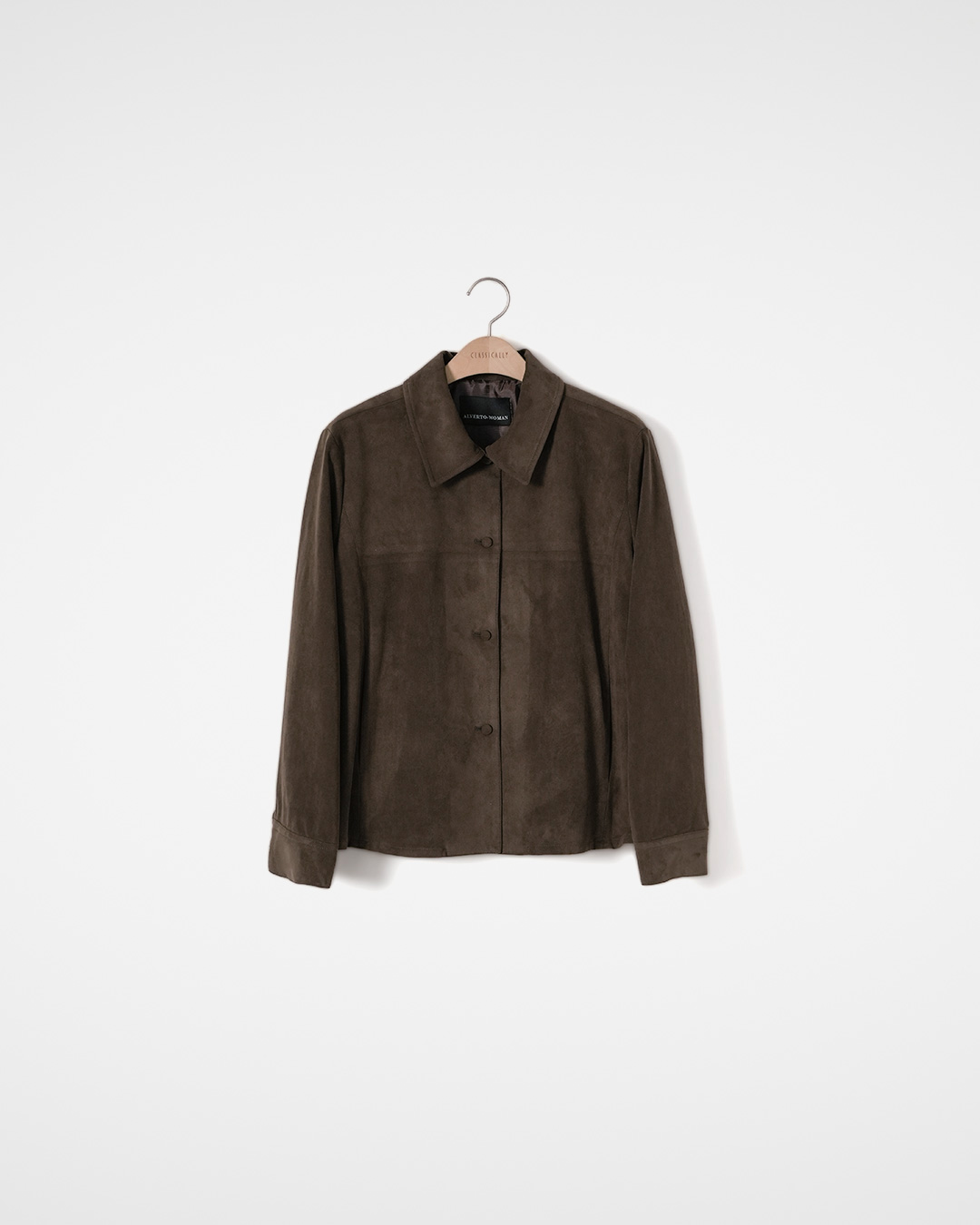 Faux Suede Gathered Jacket 상품 사진