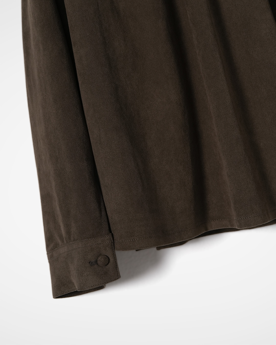 Faux Suede Gathered Jacket 상품 사진
