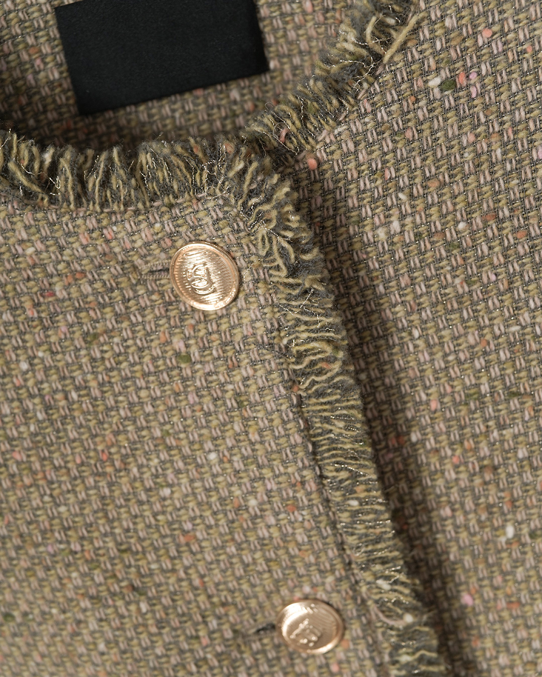 Wool Round Neck Tweed Jacket 상품 사진